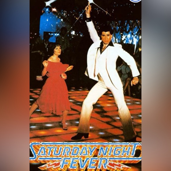 SATURDAY NIGHT FEVER COUPLE COSTUME-Both Size Medium - Picture 2 of 15